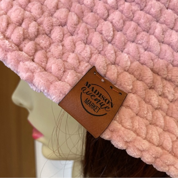 Price Drop - Rose blush, super soft, squishy, bucket hat.Harry Styles Chic  NEW - Picture 6 of 10